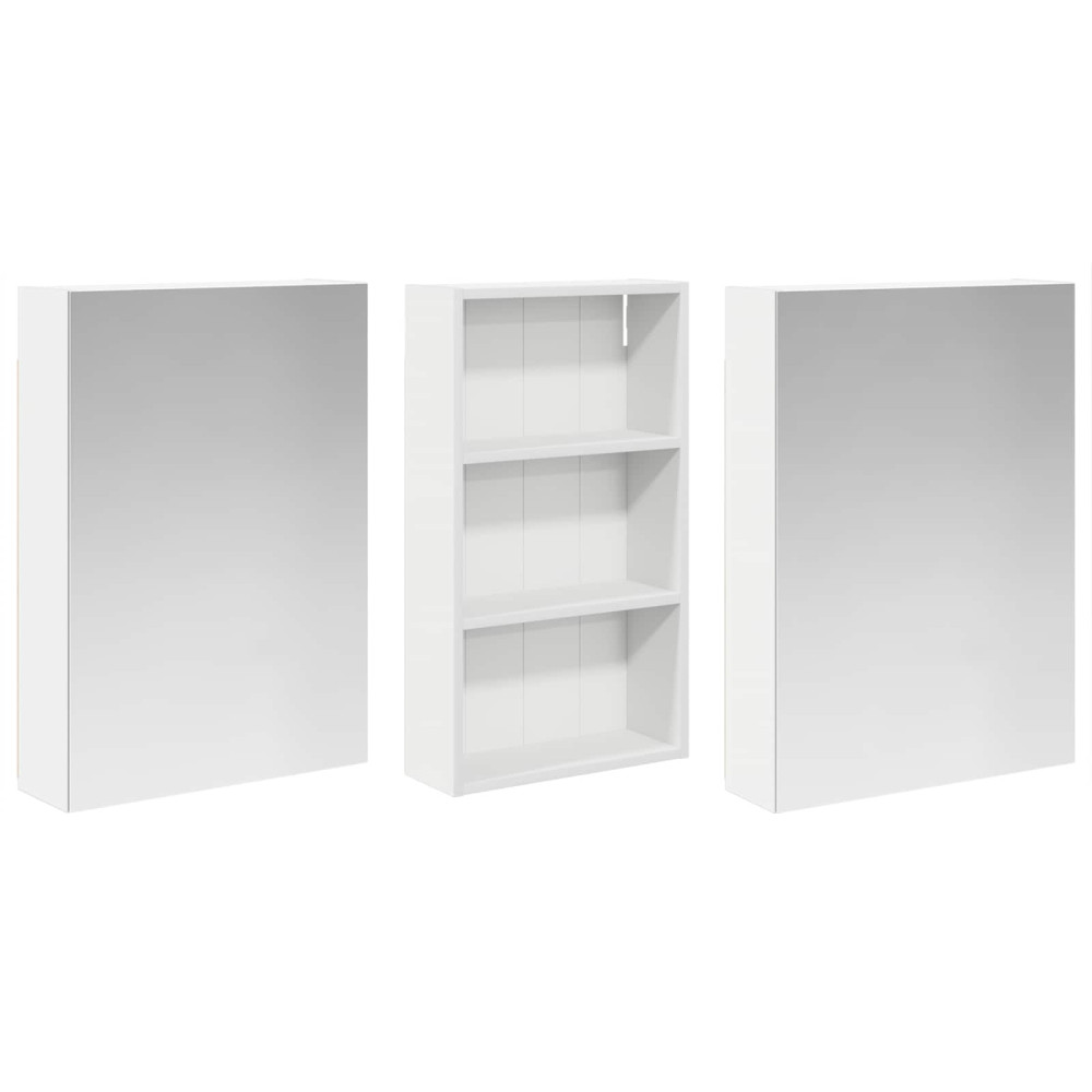 Produktbild för Badrumsskåpsset 3 pcs 140 x 14,5 x 70 cm Konstruerat trä