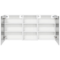 Produktbild för Badrumsskåpsset 3 pcs 140 x 14,5 x 70 cm Konstruerat trä