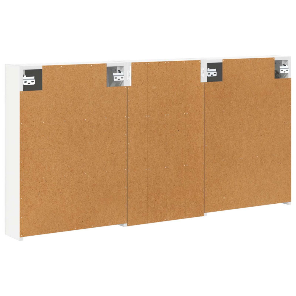 Produktbild för Badrumsskåpsset 3 pcs 140 x 14,5 x 70 cm Konstruerat trä