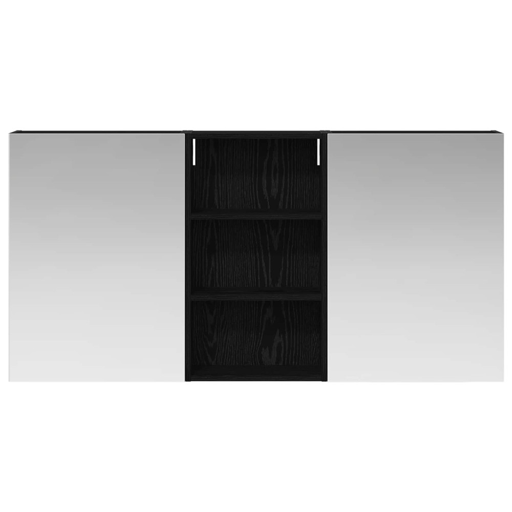 Produktbild för Badrumsskåpsset 3 pcs 140 x 14,5 x 70 cm Konstruerat trä