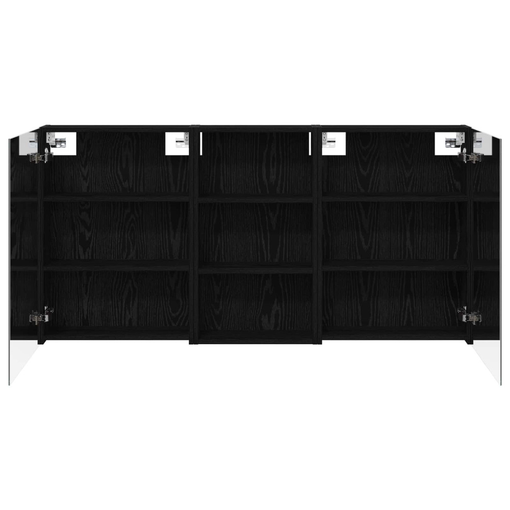Produktbild för Badrumsskåpsset 3 pcs 140 x 14,5 x 70 cm Konstruerat trä