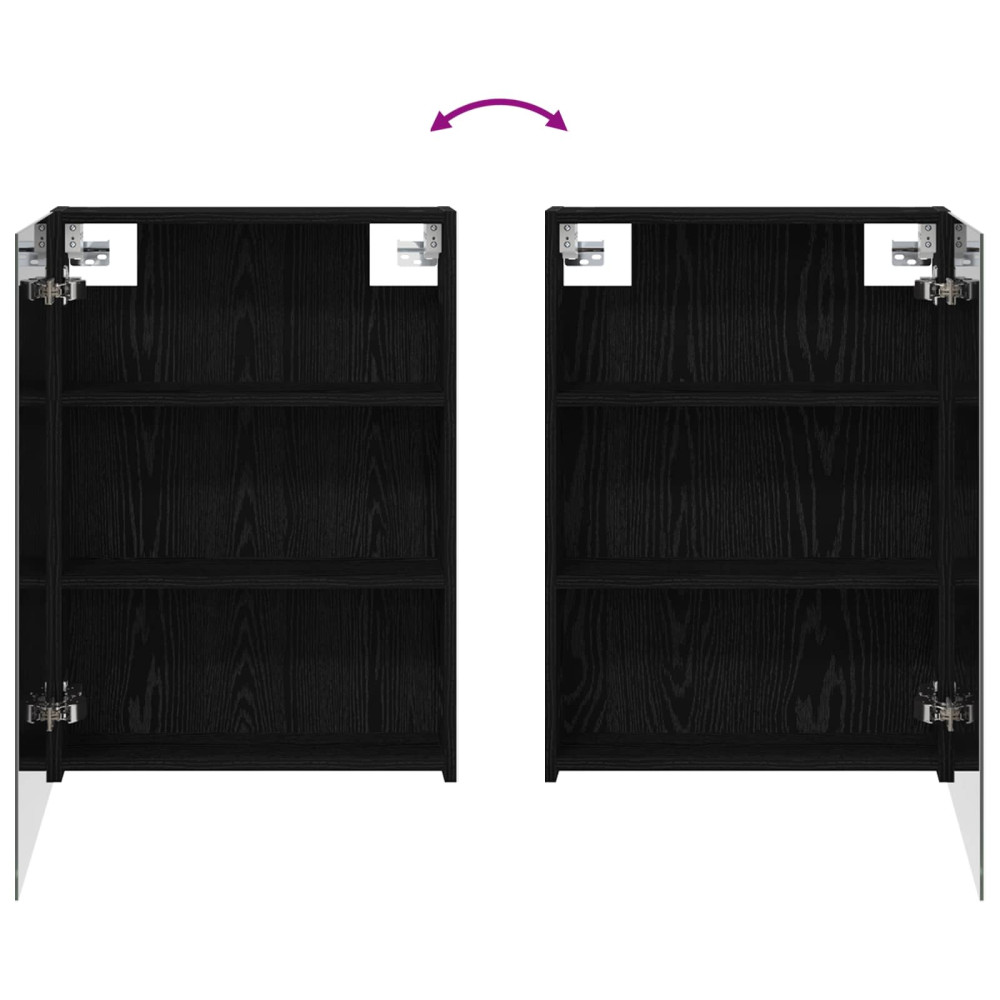 Produktbild för Badrumsskåpsset 3 pcs 140 x 14,5 x 70 cm Konstruerat trä
