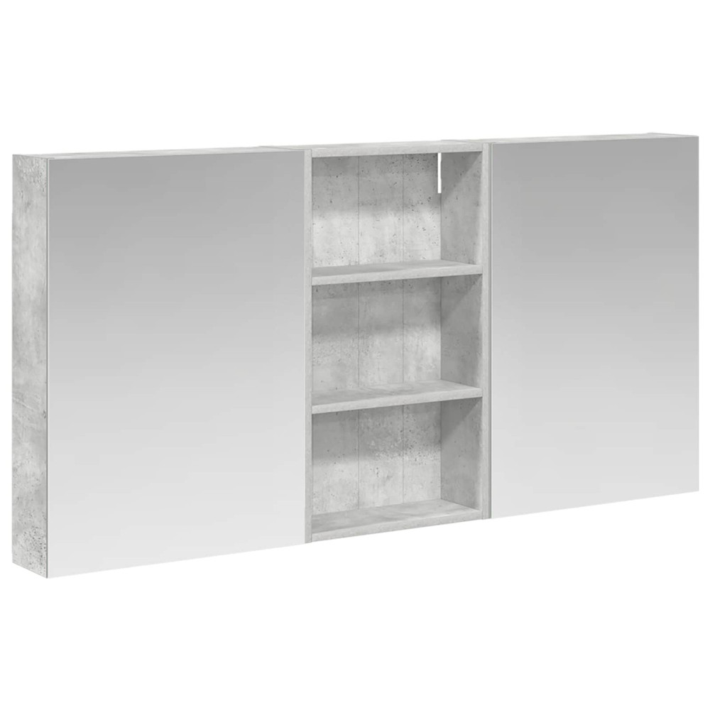 Produktbild för Badrumsskåpsset 3 pcs 140 x 14,5 x 70 cm Konstruerat trä