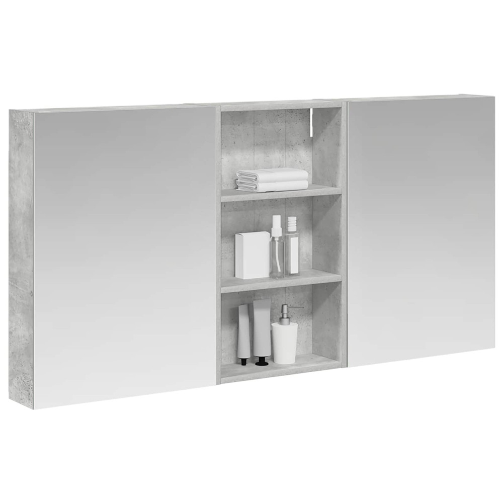 Produktbild för Badrumsskåpsset 3 pcs 140 x 14,5 x 70 cm Konstruerat trä