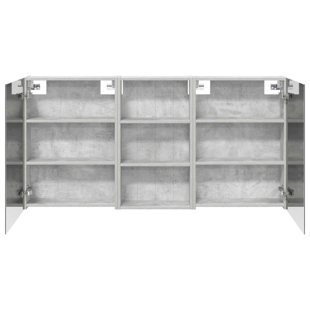 Produktbild för Badrumsskåpsset 3 pcs 140 x 14,5 x 70 cm Konstruerat trä