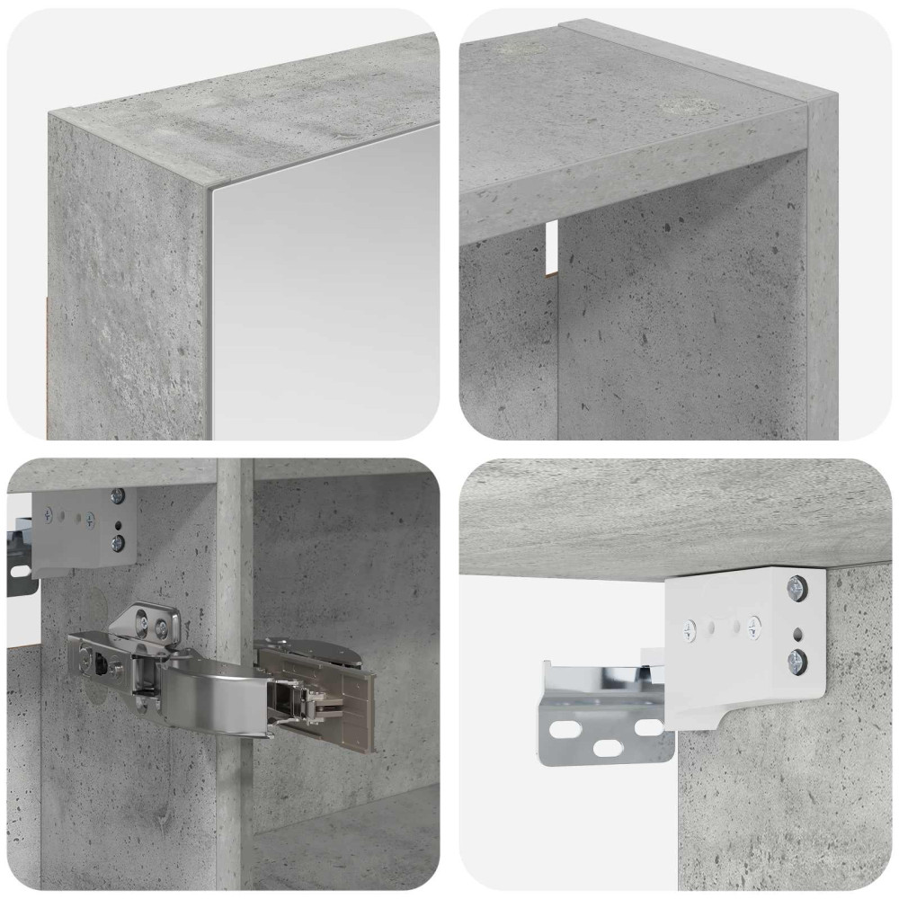 Produktbild för Badrumsskåpsset 3 pcs 140 x 14,5 x 70 cm Konstruerat trä