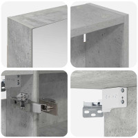 Produktbild för Badrumsskåpsset 3 pcs 140 x 14,5 x 70 cm Konstruerat trä