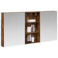 Produktbild för Badrumsskåpsset 3 pcs 140 x 14,5 x 70 cm Konstruerat trä