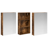 Produktbild för Badrumsskåpsset 3 pcs 140 x 14,5 x 70 cm Konstruerat trä