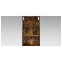 Produktbild för Badrumsskåpsset 3 pcs 140 x 14,5 x 70 cm Konstruerat trä