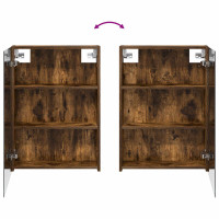 Produktbild för Badrumsskåpsset 3 pcs 140 x 14,5 x 70 cm Konstruerat trä