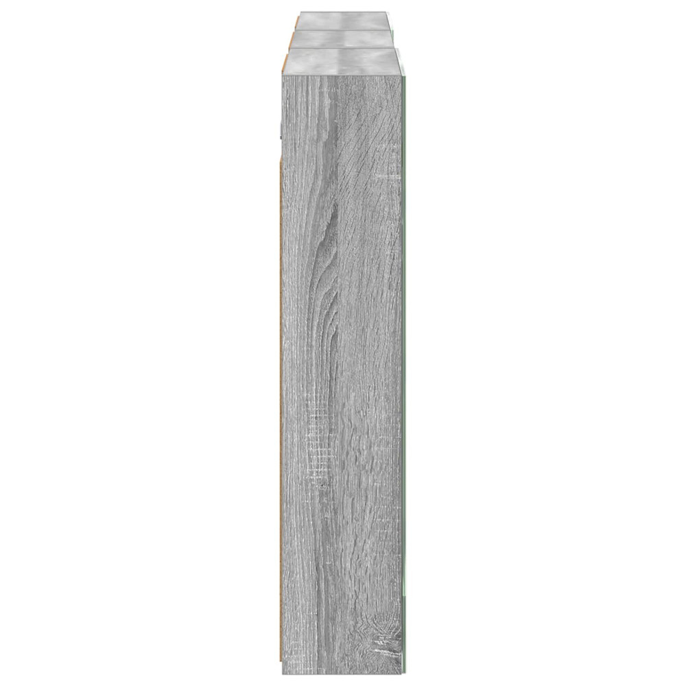 Produktbild för Badrumsskåpsset 3 pcs 140 x 14,5 x 70 cm Konstruerat trä