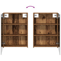 Produktbild för Badrumsskåpsset 3 pcs 140 x 14,5 x 70 cm Konstruerat trä