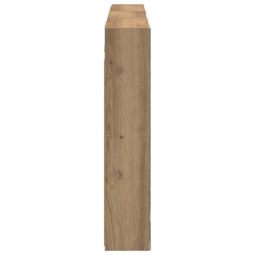 Produktbild för Badrumsskåpsset 3 pcs 140 x 14,5 x 70 cm Konstruerat trä