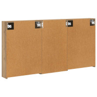 Produktbild för Badrumsskåpsset 3 pcs 140 x 14,5 x 70 cm Konstruerat trä