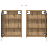 Produktbild för Badrumsskåpsset 3 pcs 140 x 14,5 x 70 cm Konstruerat trä