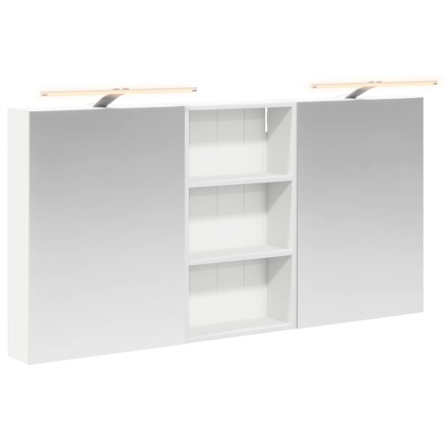 vidaXL Badrumsskåpsset 3 pcs 140 x 14,5 x 70 cm Konstruerat trä