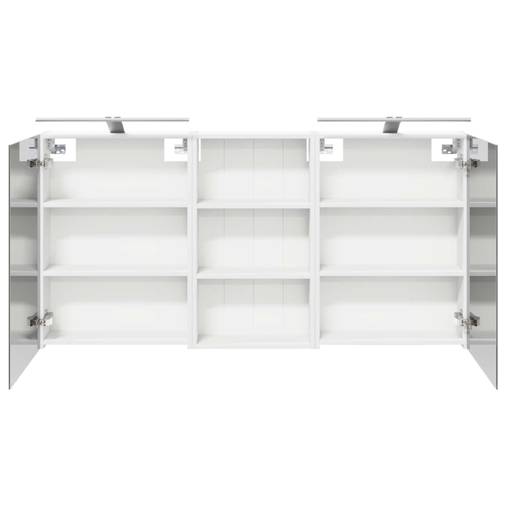 Produktbild för Badrumsskåpsset 3 pcs 140 x 14,5 x 70 cm Konstruerat trä