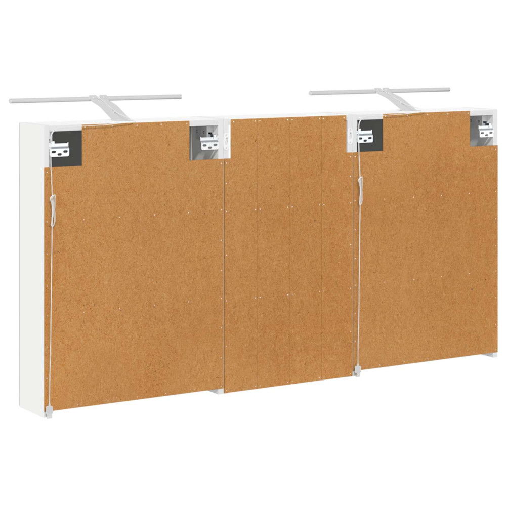 Produktbild för Badrumsskåpsset 3 pcs 140 x 14,5 x 70 cm Konstruerat trä