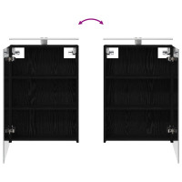 Produktbild för Badrumsskåpsset 3 pcs 140 x 14,5 x 70 cm Konstruerat trä