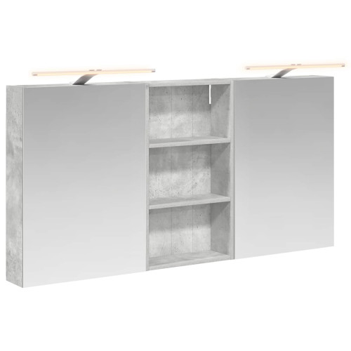 vidaXL Badrumsskåpsset 3 pcs 140 x 14,5 x 70 cm Konstruerat trä