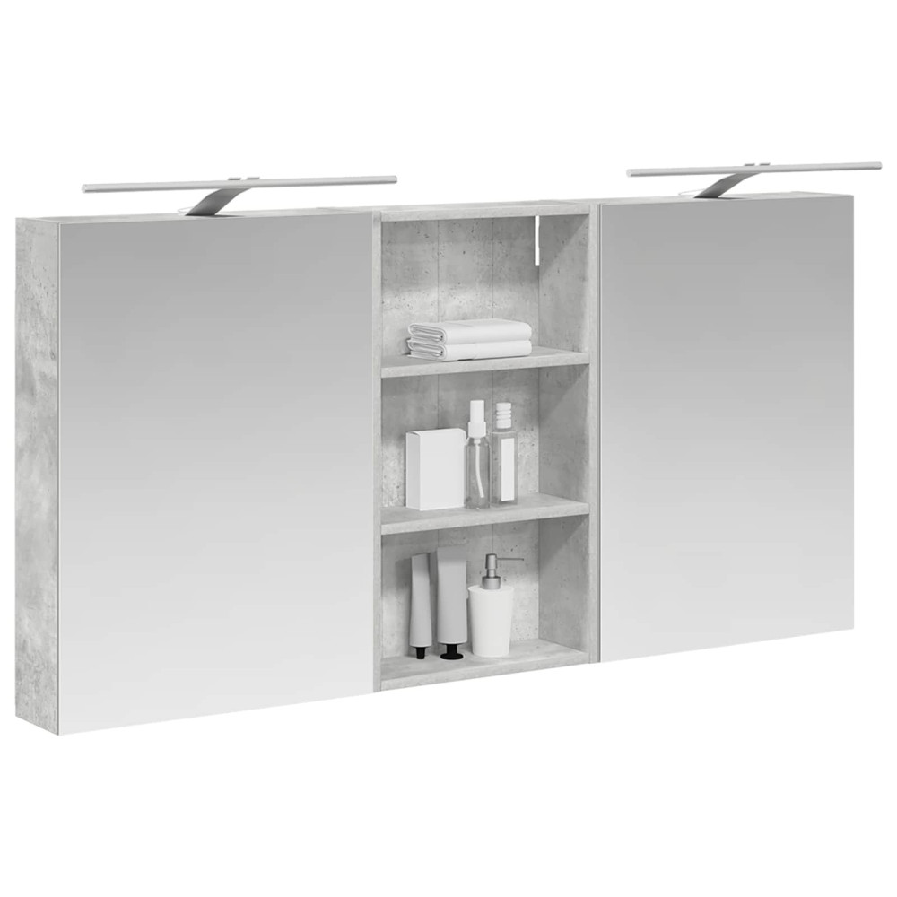 Produktbild för Badrumsskåpsset 3 pcs 140 x 14,5 x 70 cm Konstruerat trä