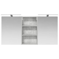Produktbild för Badrumsskåpsset 3 pcs 140 x 14,5 x 70 cm Konstruerat trä