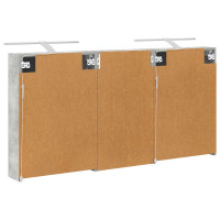 Produktbild för Badrumsskåpsset 3 pcs 140 x 14,5 x 70 cm Konstruerat trä