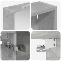 Produktbild för Badrumsskåpsset 3 pcs 140 x 14,5 x 70 cm Konstruerat trä