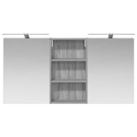 Produktbild för Badrumsskåpsset 3 pcs 140 x 14,5 x 70 cm Konstruerat trä