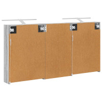 Produktbild för Badrumsskåpsset 3 pcs 140 x 14,5 x 70 cm Konstruerat trä