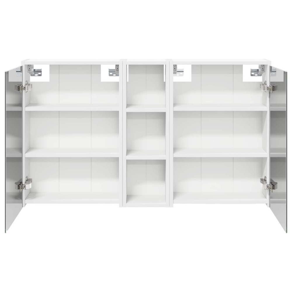 Produktbild för Badrumsskåpsset för 3 pcs 106 x 16 x 62,5 cm Konstruerat trä