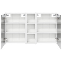 Produktbild för Badrumsskåpsset för 3 pcs 106 x 16 x 62,5 cm Konstruerat trä