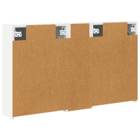 Produktbild för Badrumsskåpsset för 3 pcs 106 x 16 x 62,5 cm Konstruerat trä
