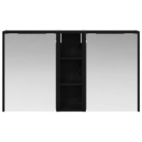 Produktbild för Badrumsskåpsset för 3 pcs 106 x 16 x 62,5 cm Konstruerat trä