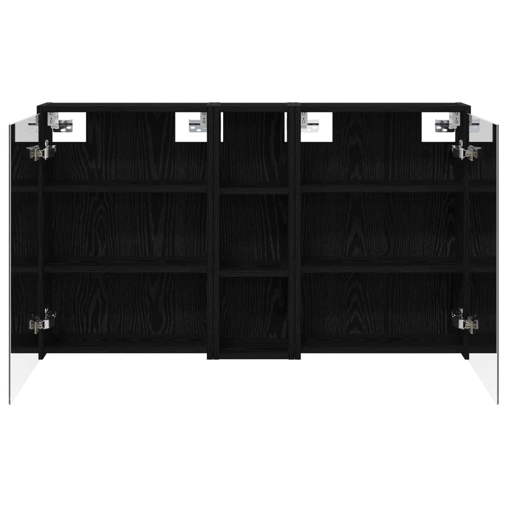 Produktbild för Badrumsskåpsset för 3 pcs 106 x 16 x 62,5 cm Konstruerat trä