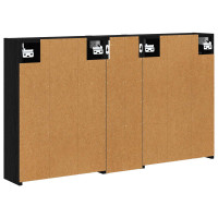Produktbild för Badrumsskåpsset för 3 pcs 106 x 16 x 62,5 cm Konstruerat trä