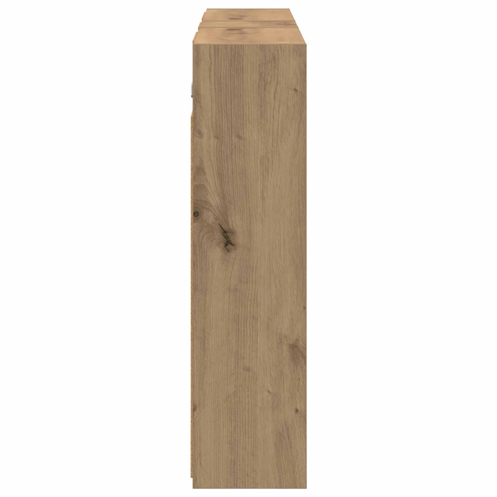 Produktbild för Badrumsskåpsset för 3 pcs 106 x 16 x 62,5 cm Konstruerat trä