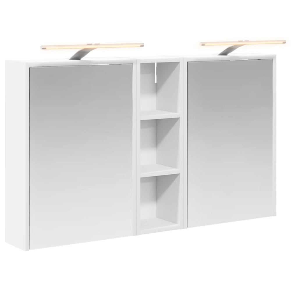 Produktbild för Badrumsskåpsset för 3 pcs 106 x 16 x 62,5 cm Konstruerat trä