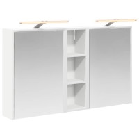 Produktbild för Badrumsskåpsset för 3 pcs 106 x 16 x 62,5 cm Konstruerat trä