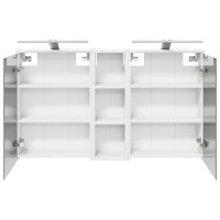 Produktbild för Badrumsskåpsset för 3 pcs 106 x 16 x 62,5 cm Konstruerat trä