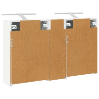 Produktbild för Badrumsskåpsset för 3 pcs 106 x 16 x 62,5 cm Konstruerat trä
