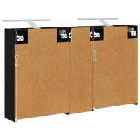 Produktbild för Badrumsskåpsset för 3 pcs 106 x 16 x 62,5 cm Konstruerat trä