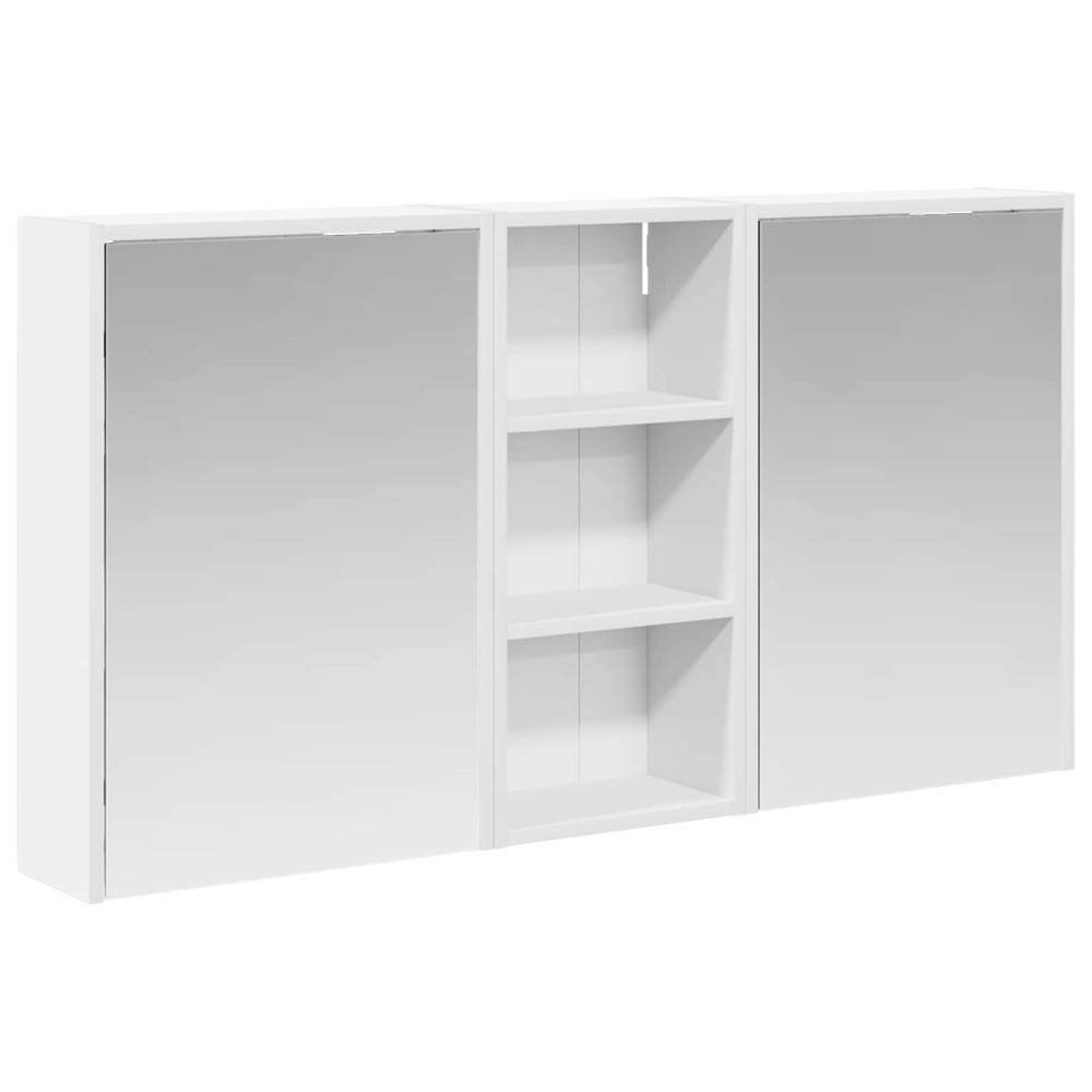 Produktbild för Badrumsskåpsset för 3 pcs 116 x 16 x 62,5 cm Konstruerat trä