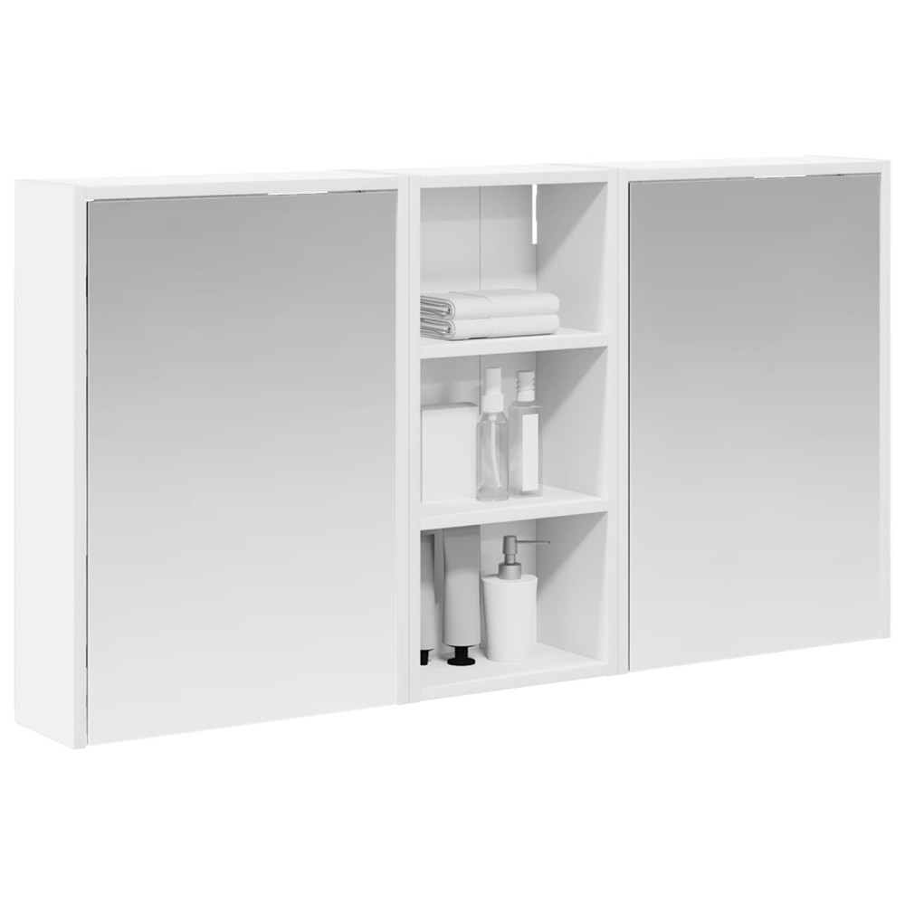 Produktbild för Badrumsskåpsset för 3 pcs 116 x 16 x 62,5 cm Konstruerat trä