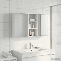 Produktbild för Badrumsskåpsset för 3 pcs 116 x 16 x 62,5 cm Konstruerat trä