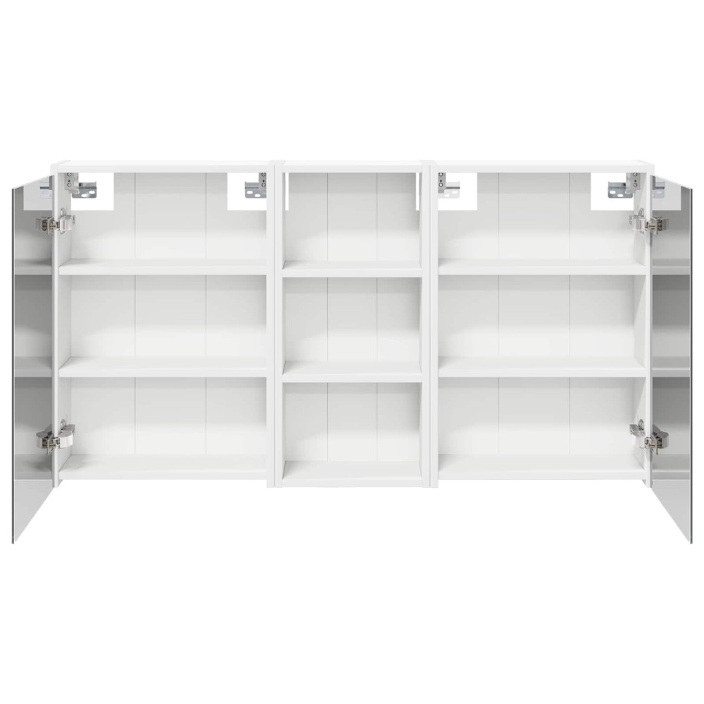 Produktbild för Badrumsskåpsset för 3 pcs 116 x 16 x 62,5 cm Konstruerat trä