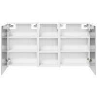Produktbild för Badrumsskåpsset för 3 pcs 116 x 16 x 62,5 cm Konstruerat trä