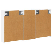 Produktbild för Badrumsskåpsset för 3 pcs 116 x 16 x 62,5 cm Konstruerat trä