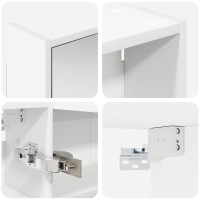 Produktbild för Badrumsskåpsset för 3 pcs 116 x 16 x 62,5 cm Konstruerat trä